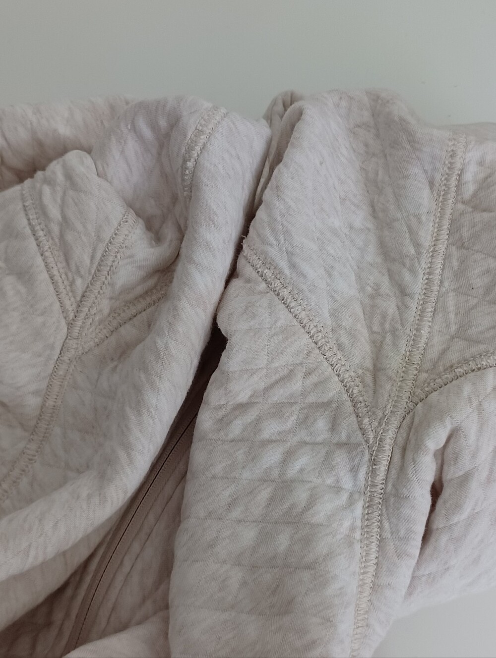 Patagonia Organic Cotton Blend Quilt Hoody Size M Women Outdoor Full Zip Pockets - Picture 13 of 16